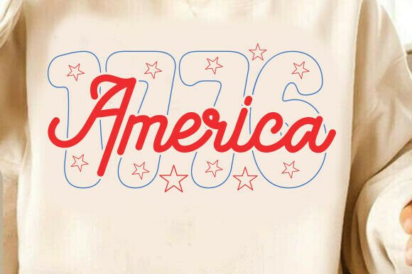 A 1776 America Design Ready for Your Embroidery Hoop
