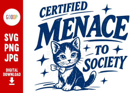 A Certified Menace: The Editorial Power of a Playful Cat Graphic