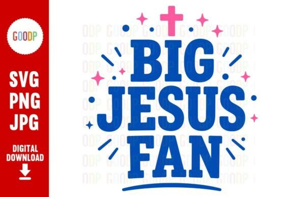 A Craft-Specific Review of the Big Jesus Fan SVG Graphic