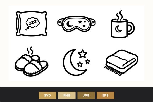 A Designer’s Review of Sleep Icons for Editorial Graphics