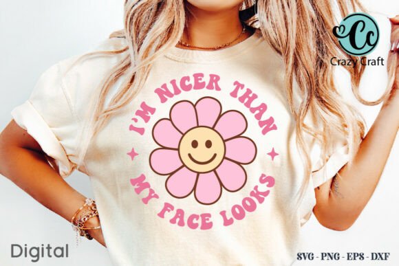 A Graphic Designer's Review of I'm Nicer Than My Face for T-Shirt Designs