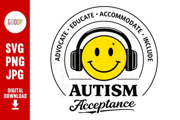 A Modern Illustration for Neurodiversity Advocacy Content