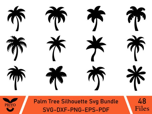 A Versatile Palm Tree SVG Bundle for Editorial Graphics
