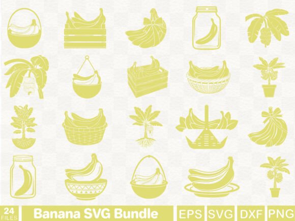 Banana SVG Bundle Review: A Fresh Graphic Design Asset