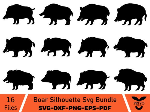 Boar Silhouette Graphics Bundle: An Illustrator's Review