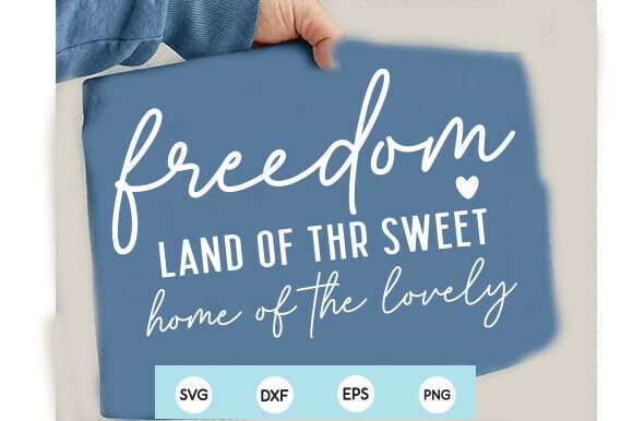 Cute Freedom SVG for Festive T-Shirt Graphics