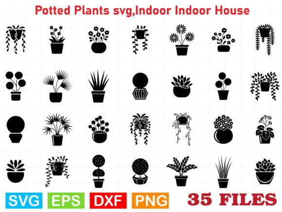 Evaluating the Potted Plants SVG for Local Business Graphics