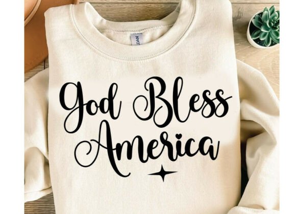 God Bless America SVG: Graphics for T-Shirt Designs