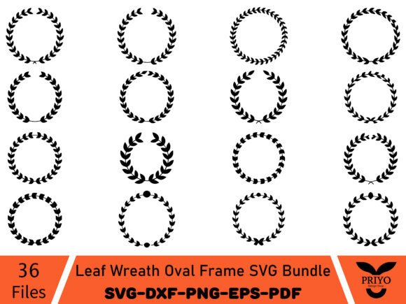 Leaf Wreath Oval Frame SVG: A Graphic Designer’s Review