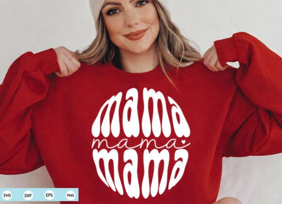 Mama Heart SVG: A Graphic Asset for T-Shirt Designs