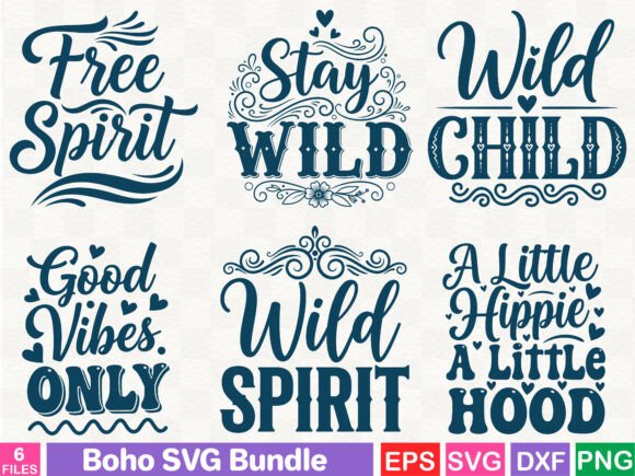 The Boho SVG Bundle: A Creative Toolkit for T-Shirt Designs & Website Graphics
