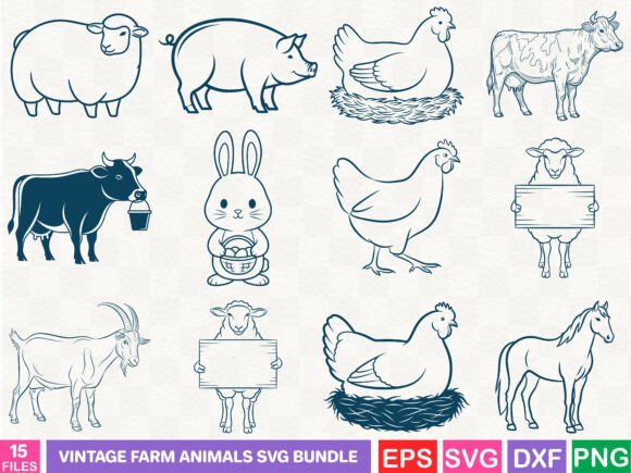 Vintage Farm Animals: A Designer's Practical Review